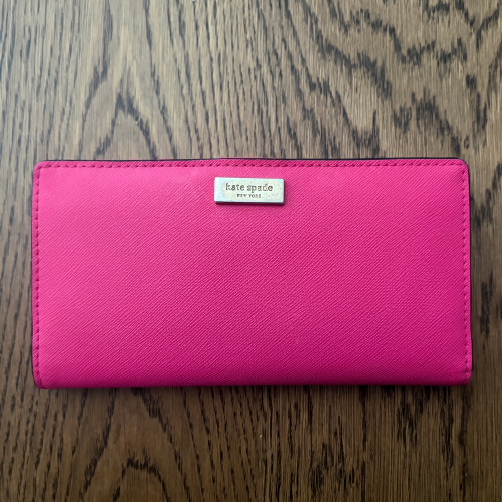 Kate Spade Fuchsia Bifold Wallet